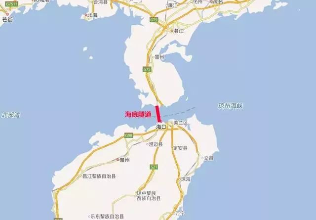 重磅!琼州海峡跨海通道28公里隧道连接