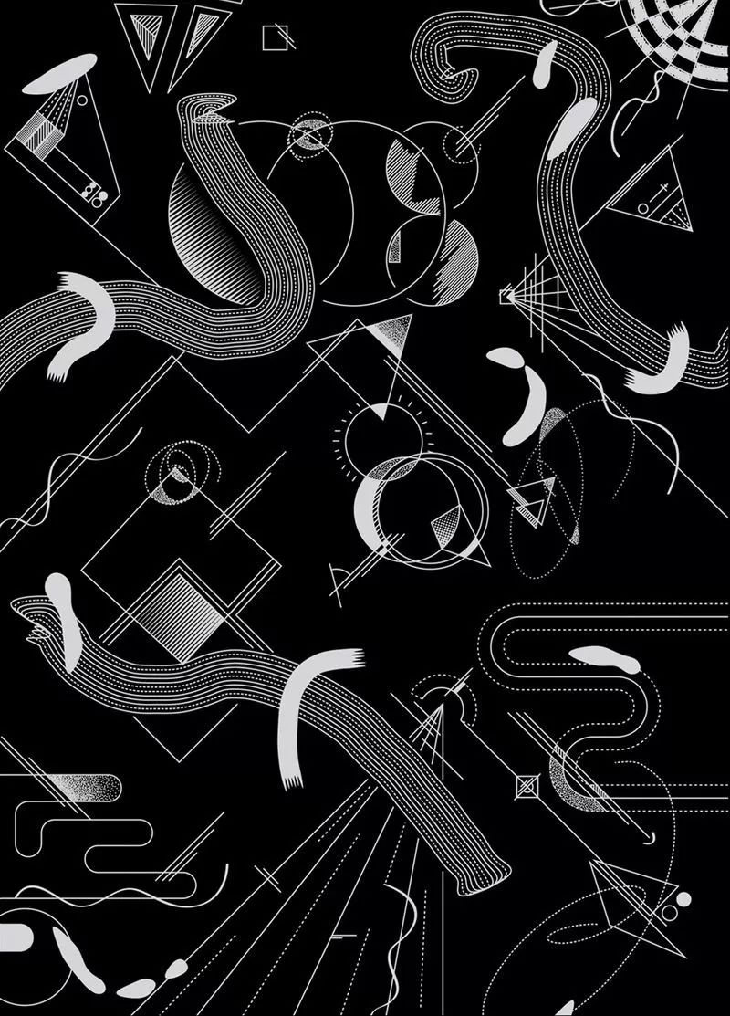 海报设计设计感十足的字母创意排版设计