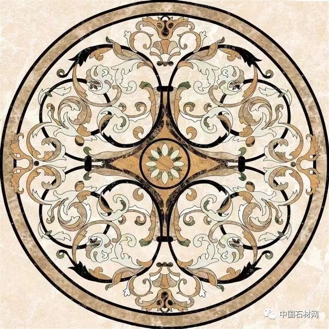 在现代奢华空间中顶级大牌用大理石拼花画龙点睛