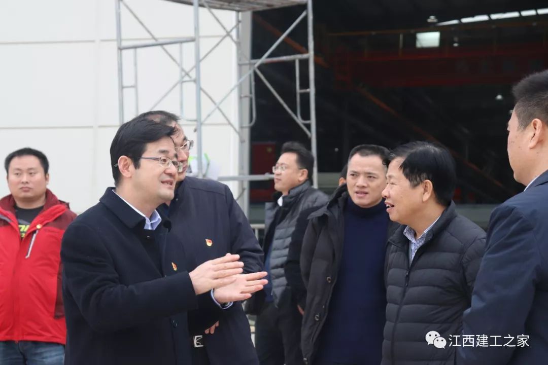 省国资委副巡视员李少华一行赴江西建工装配式建筑产业化基地考察调研