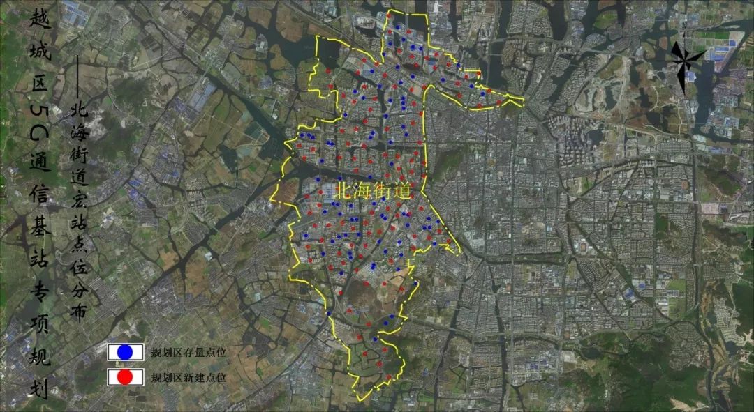 越城區稽山街道5g宏站規劃全網分佈圖越城區城南街道5g宏站規劃全網