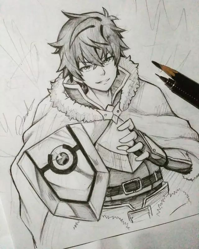 动漫线稿怎么画好看 看高手的草图与线稿 利落干脆