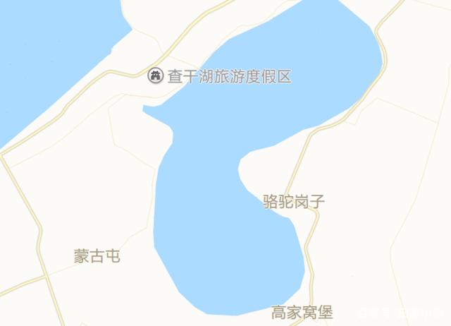 松原查干湖地图高清版图片