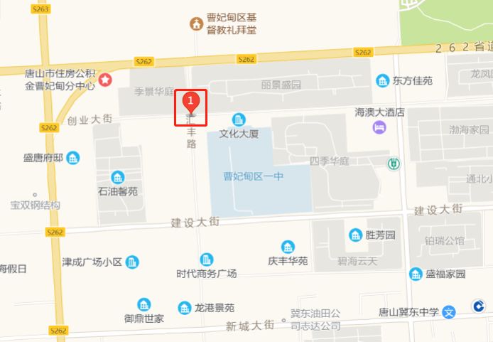 唐海县城小区地图图片
