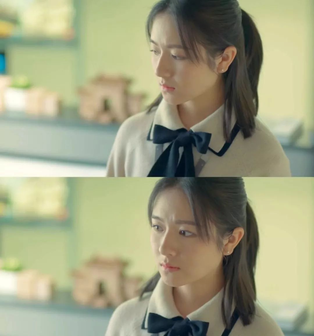 同样哭戏出色的小花还有李庚希,她在《小欢喜》中饰演的英子因为舍不