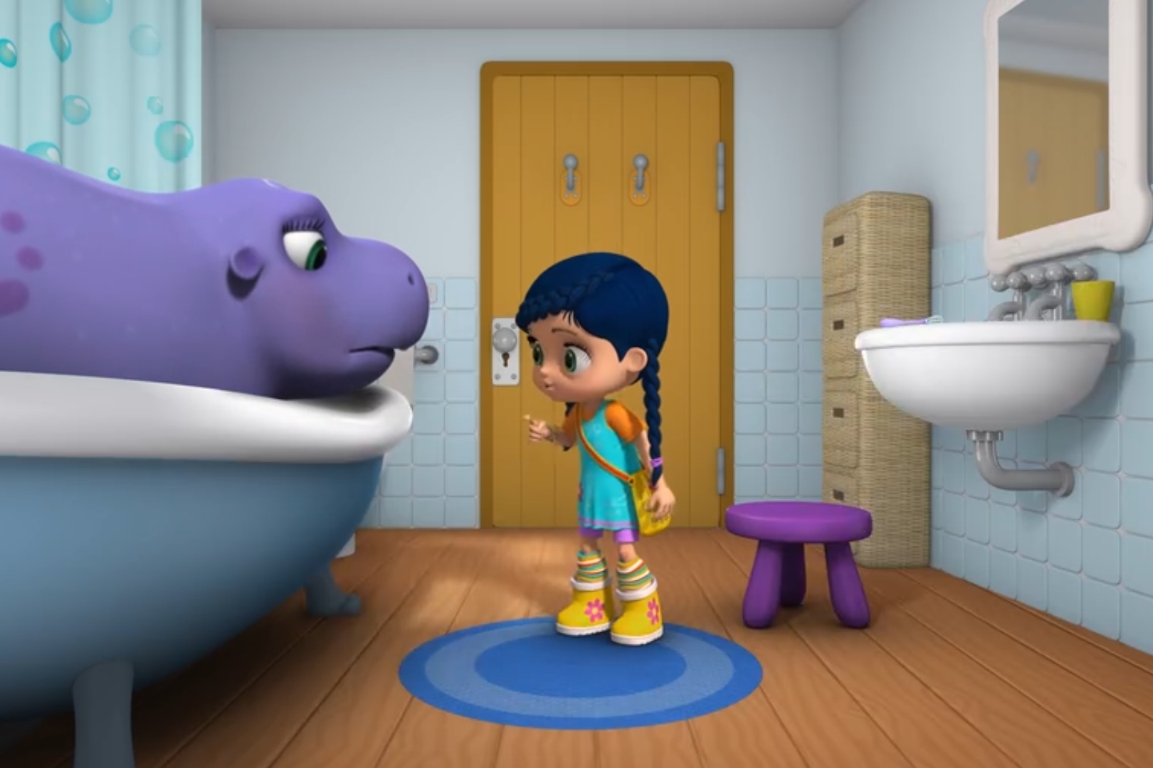 神童小语之河马要排队