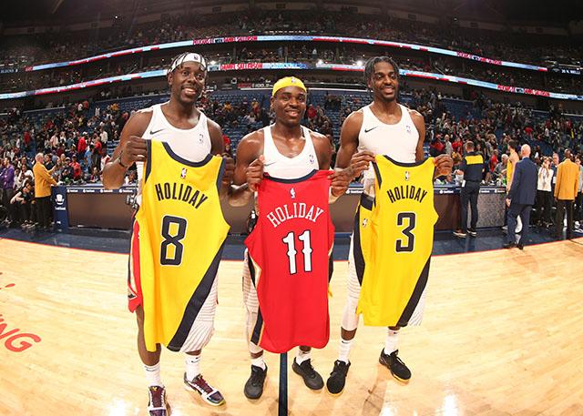 三兄弟同场竞技 霍勒迪:这一刻是如此幸运