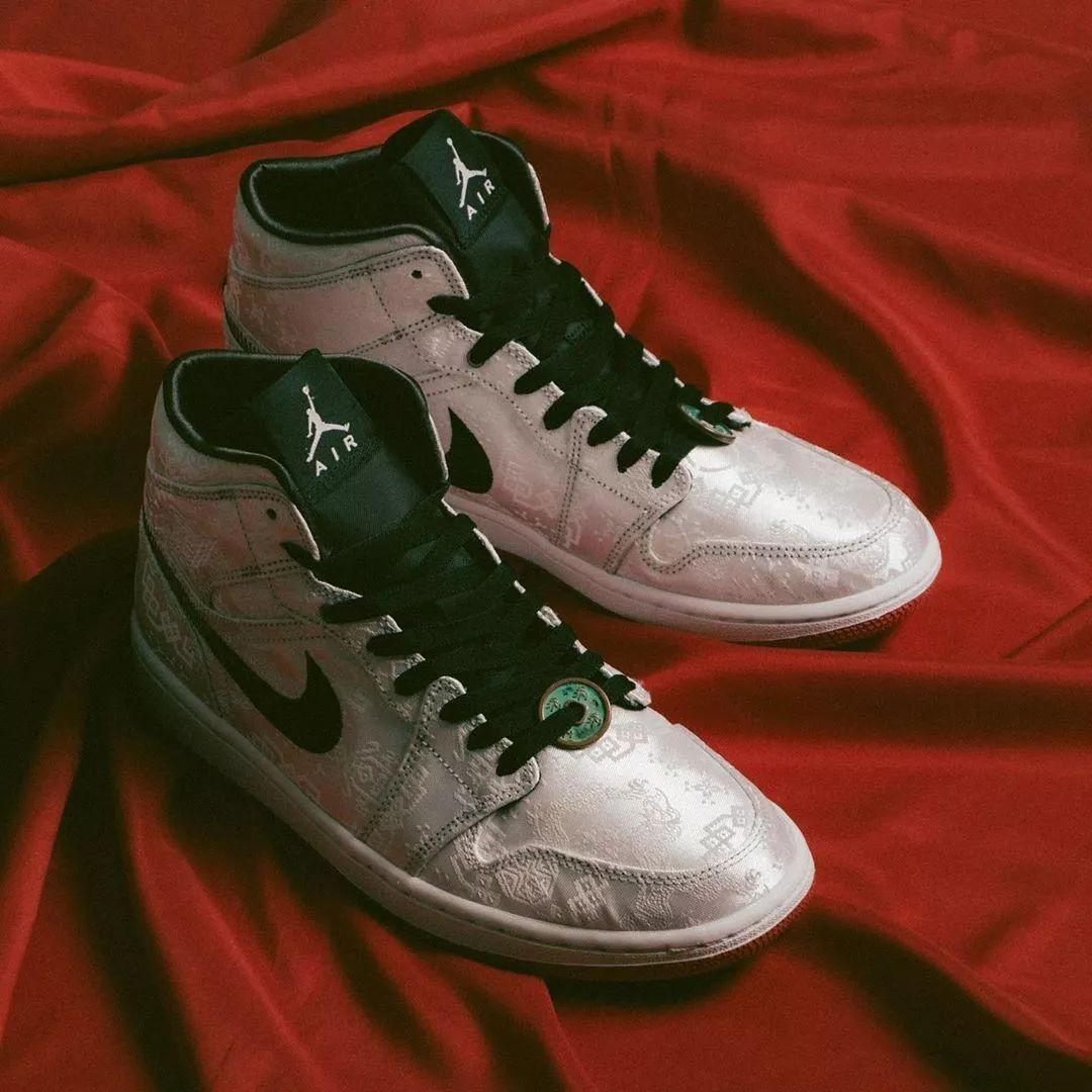 "白丝绸"陈冠希 x aj1联名中国全面补货发售,7店抽签速登记!