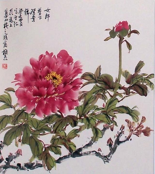 超详细!写意牡丹入门画法,一学就会