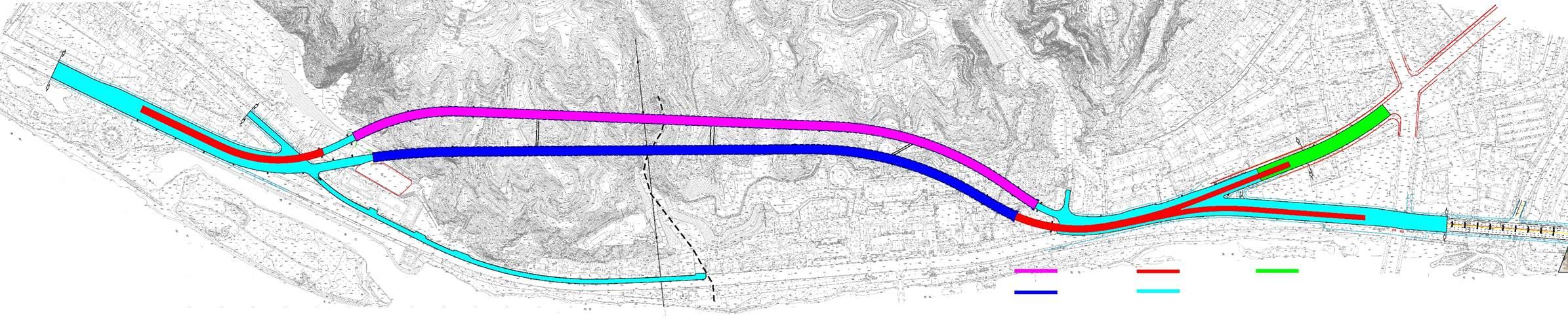 兰州白塔山隧道规划图图片