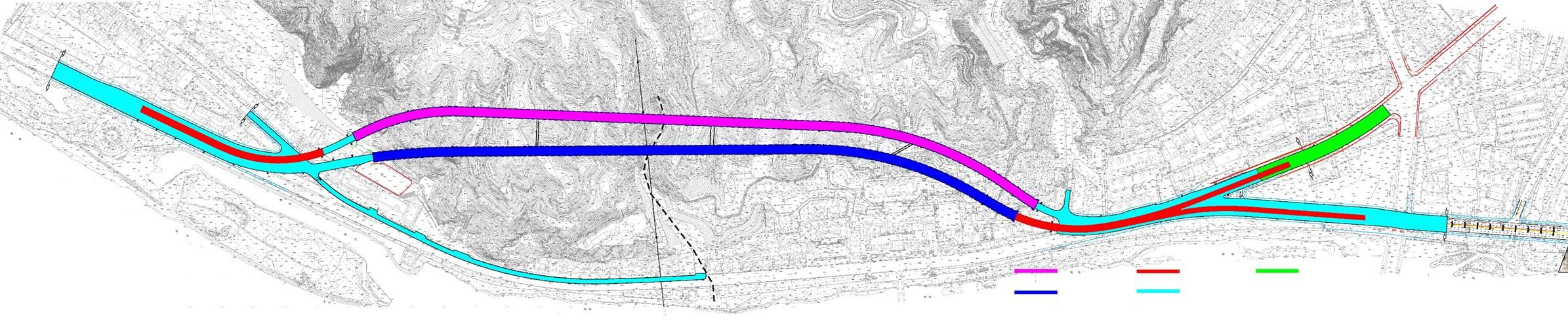 璧山到金凤隧道规划图图片