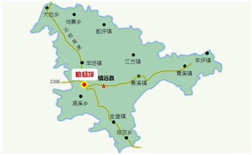 图表 2 项目选址位置示意图项目选址在镇远县舞阳镇柏杨坪村
