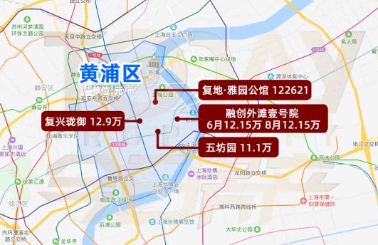 共5張預證,涉及4個項目黃浦區▲點擊查看大圖均價最高:上海桃花源13.