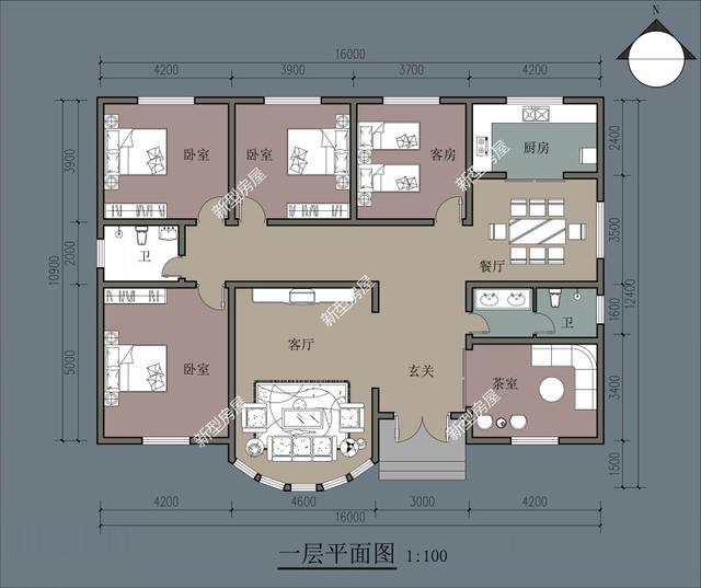 原創建房價格13萬起,8套一層別墅圖紙,隨便挑套回農村建