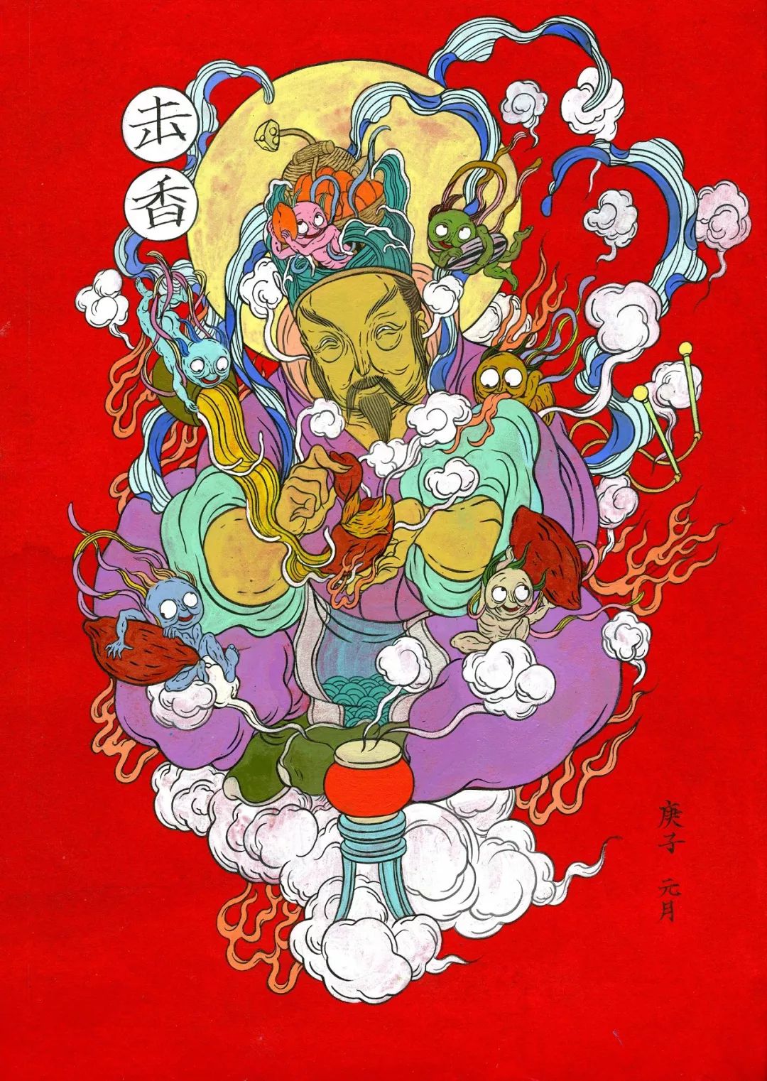 一个脑子里住满神仙灵兽的女孩,走红鼠年!