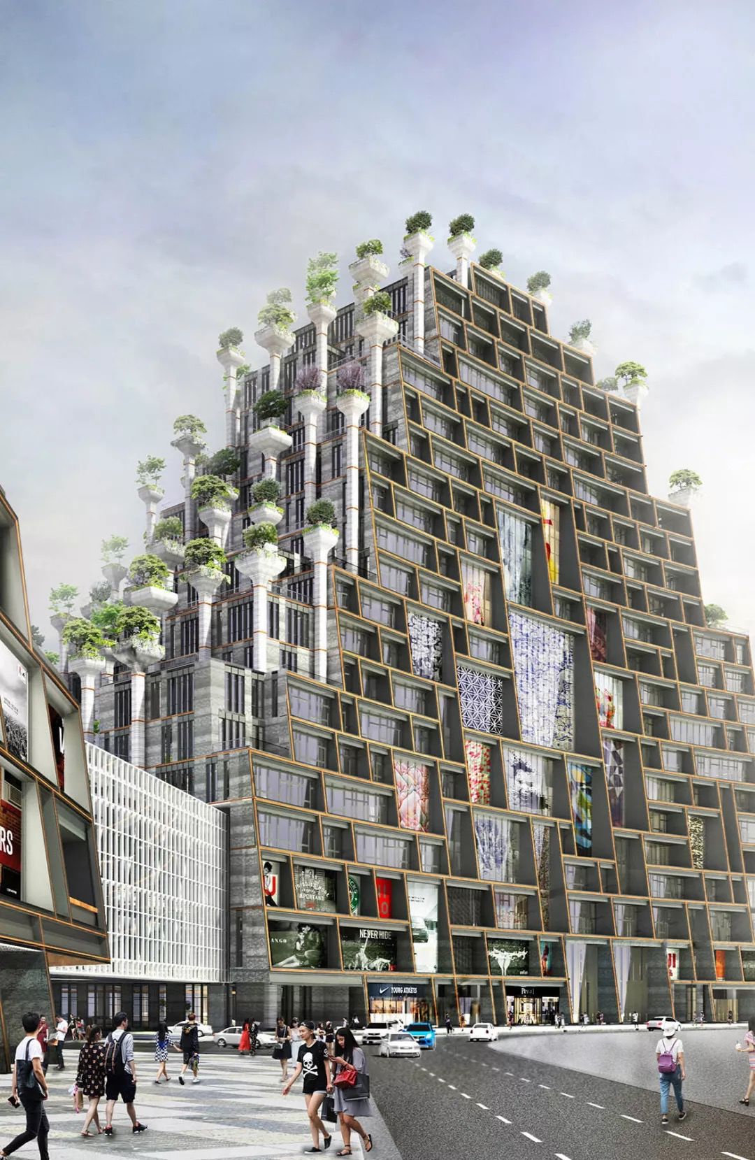 上海最奇葩的商业体空中花园突破了常人想象