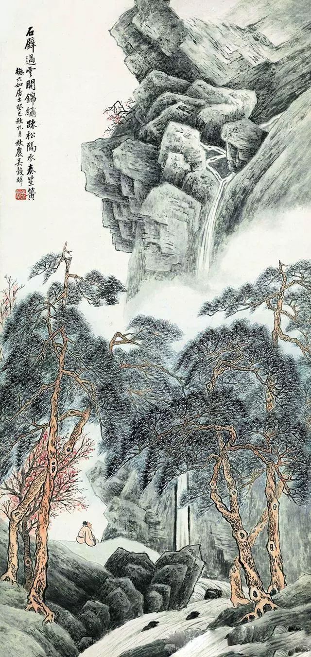 奇伟雄厚的吴谷祥山水画作品