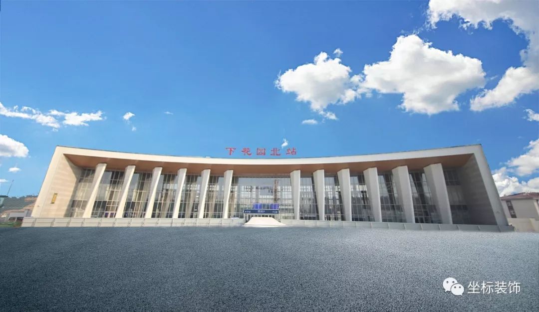 鸡鸣晓月 古驿风驰下花园北站位于下花园主城区北侧偏东,京张高铁线路