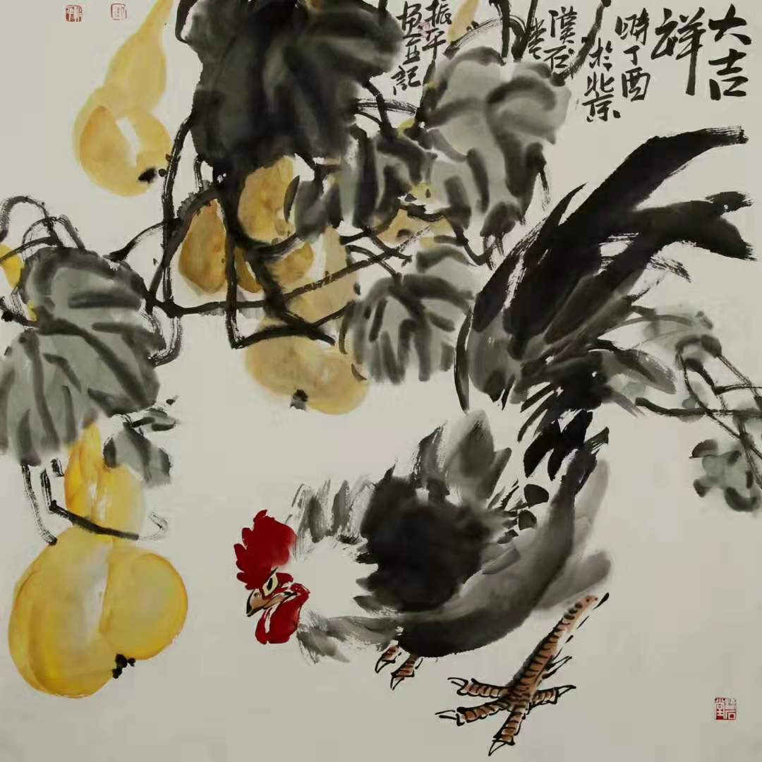 著名画家刘振平作品赏析