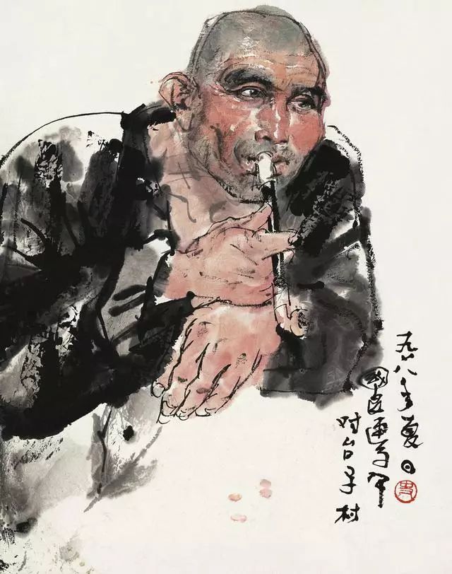 史国良(释慧禅),1956年生,中国当代著名人物画家;师从蒋兆和,黄胄和