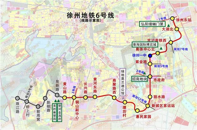 徐州地铁1号线延长线图片