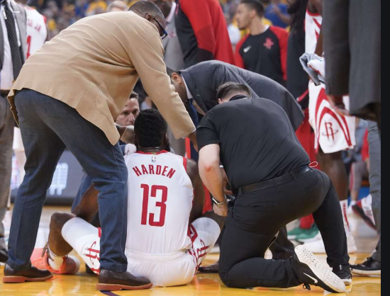 哈登受伤!连续高负荷比赛敲响警钟,德安东尼该觉醒了