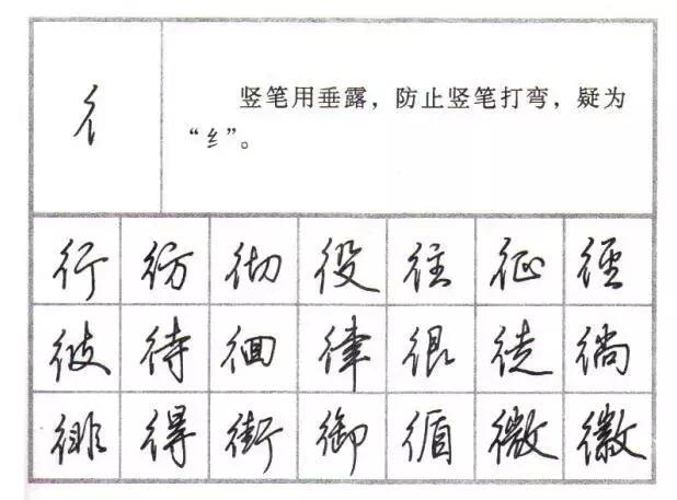 79个行书笔画,练两个月,轻松写出一手好字