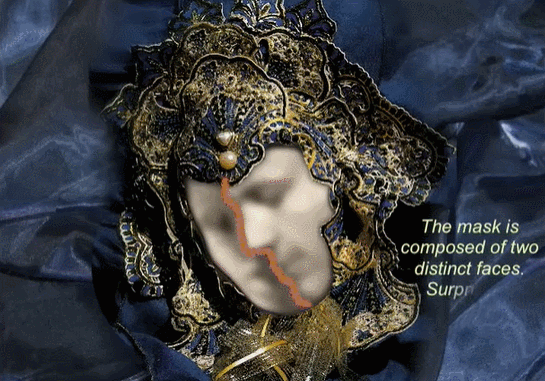 三观碎了 最开始明明只看到一个人 当我知道真相之后 再回头看面具 很