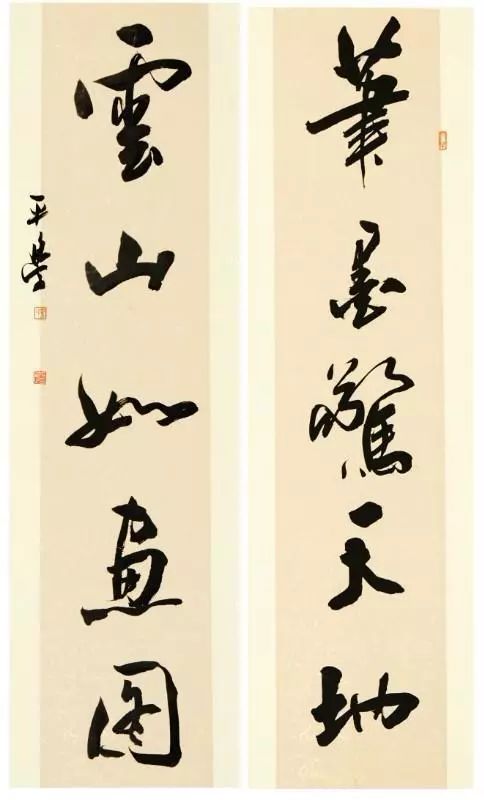 100幅历代名家书法对联,以后写春联再也不求人!_民国