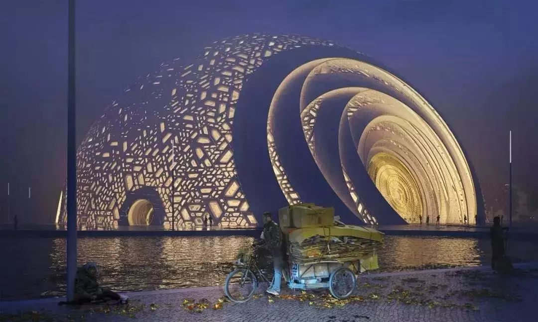 建筑版竹林上演真魔幻现实主义sca新作营业了住逻辑