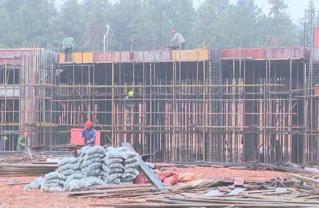 崇仁客运中心建设最新进度实拍来了!
