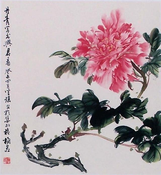 超详细!写意牡丹入门画法,一学就会