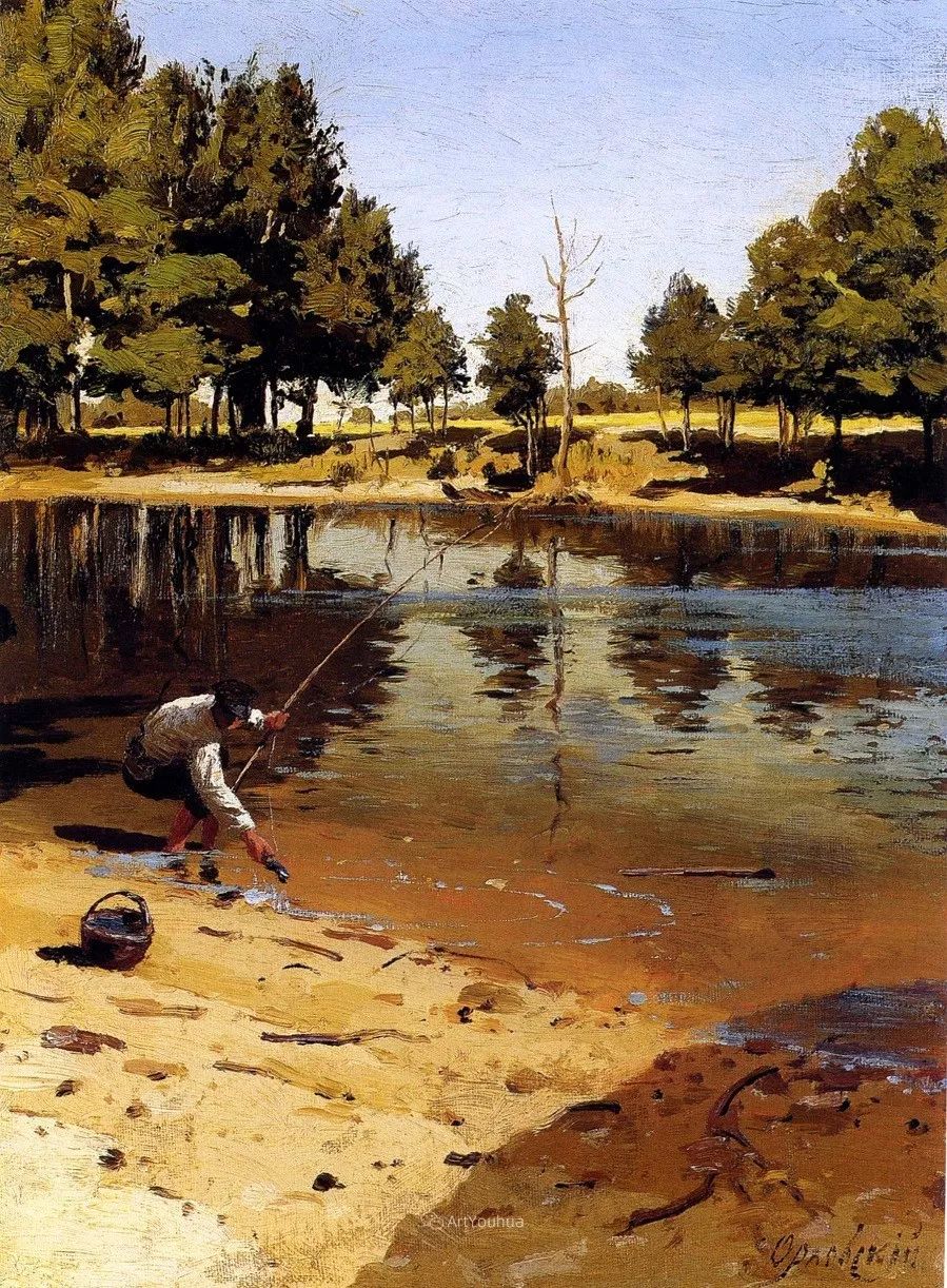 写实风景乌克兰画家vladimirdonatovichorlovsky作品二