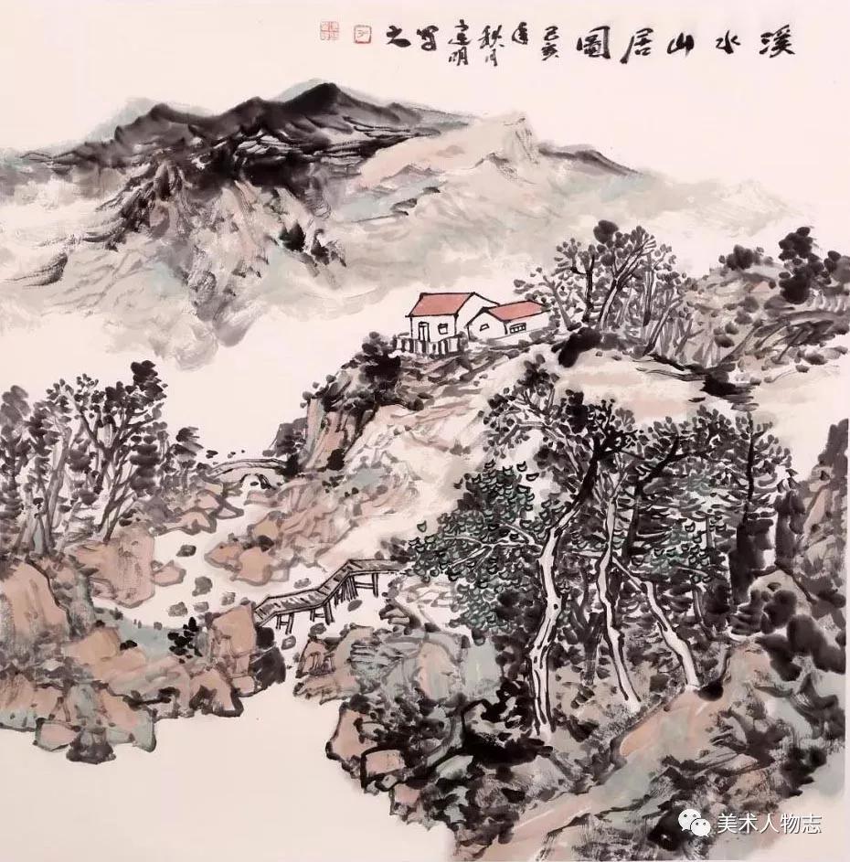 中国美术人物志于建明第五届艺术名家书画大拜年