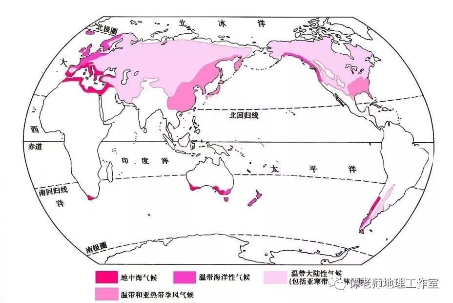 考点整理 到底有多少处自然带与气候类型不完全对应 温带