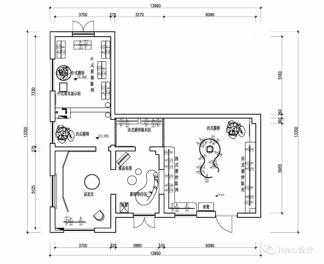 jemo新作瓏御高級婚紗店設計打造專屬愛情空間