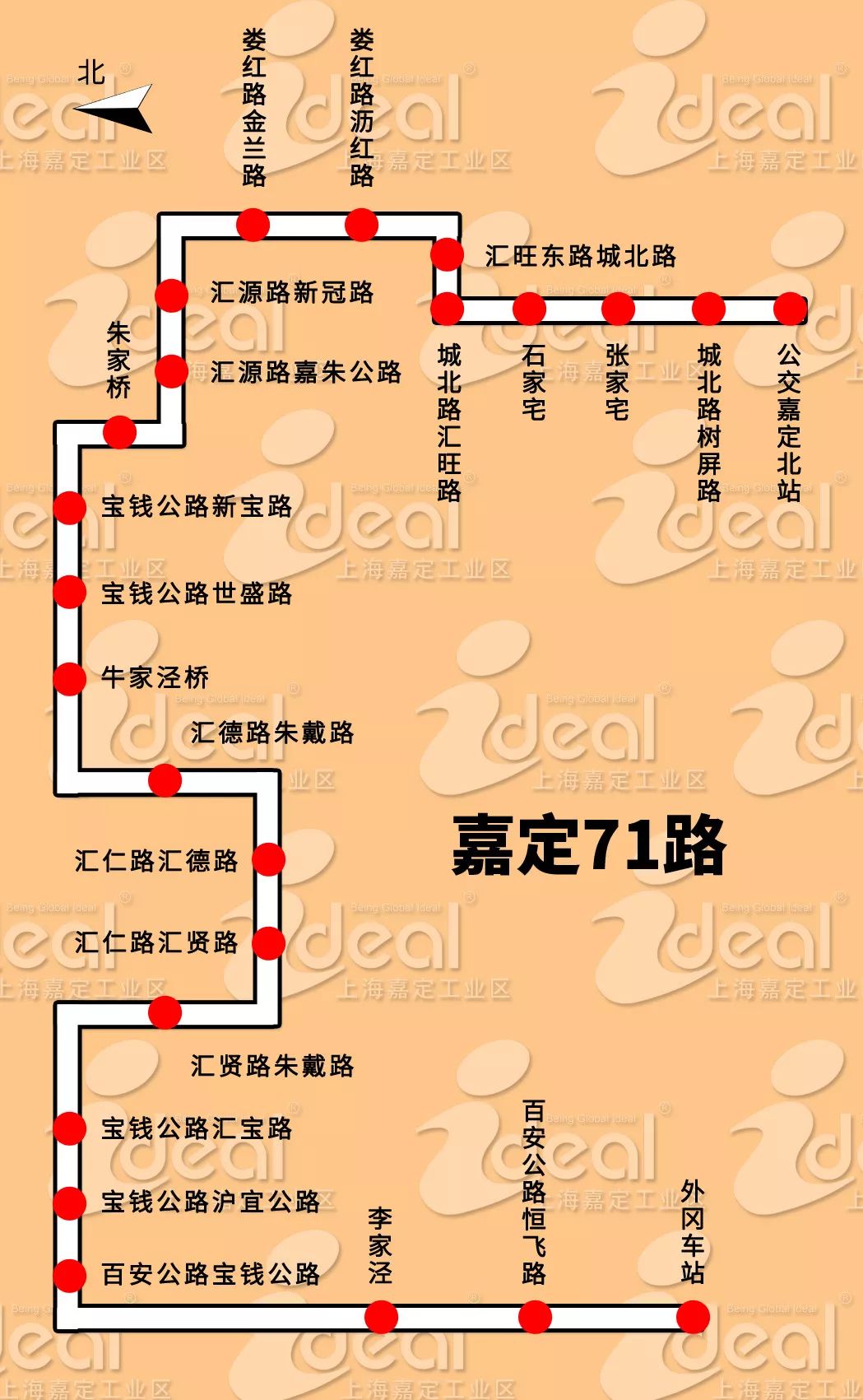 公交嘉定71路开通啦对接轨交11号线看看会经过你家附近吗