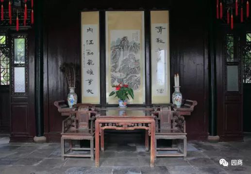 中国古代厅堂建筑装饰文化_陈设