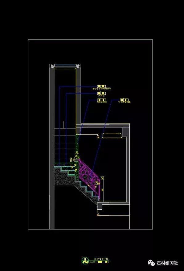 99%的石材人都需要的楼梯cad节点图合集!