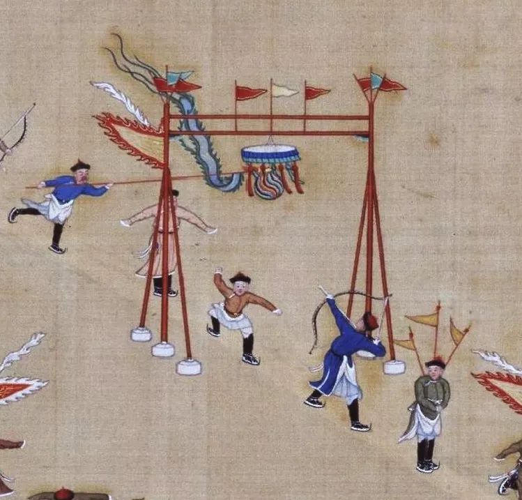 赏清宫旧藏《冰嬉图》,看中国古代的冰上运动