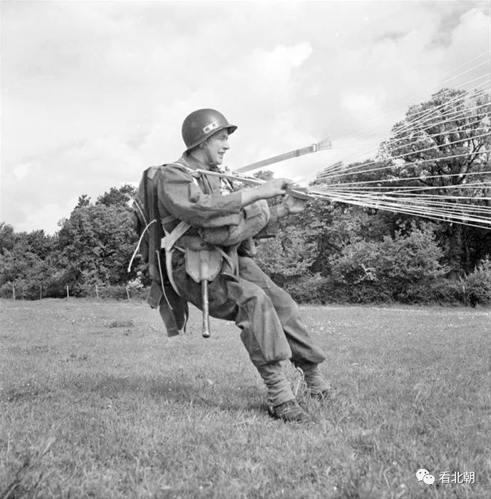 索贝尔斯皮尔斯温特斯就从这里诞生二战美国伞兵训练旧影