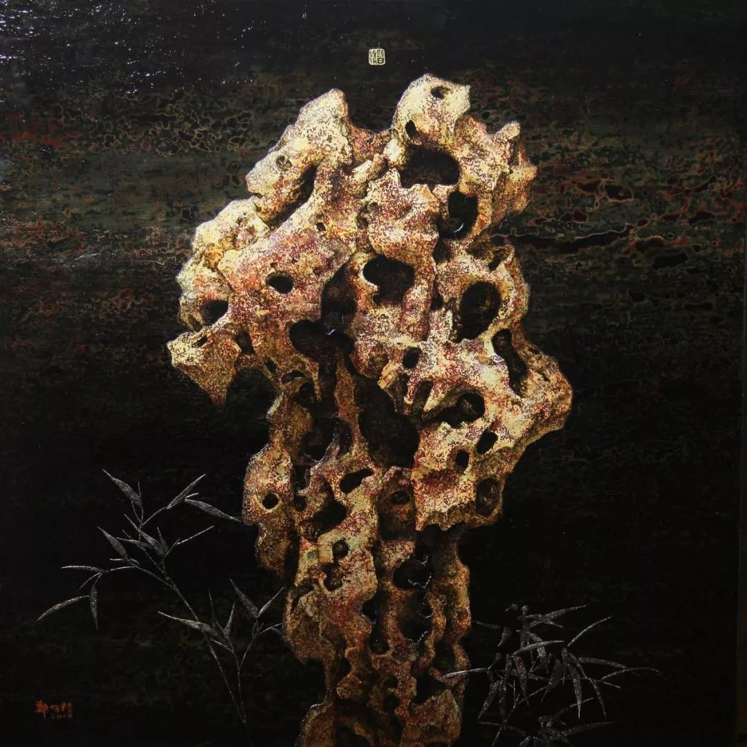 67匡庐遇见你厦门九江现代漆画艺术展开幕