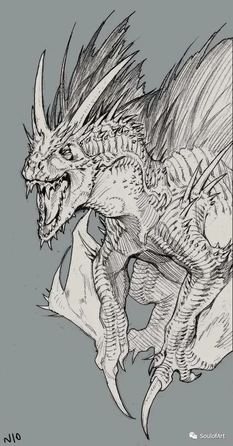 动势张弛有度,怪物设计分享-7.game_soul_art