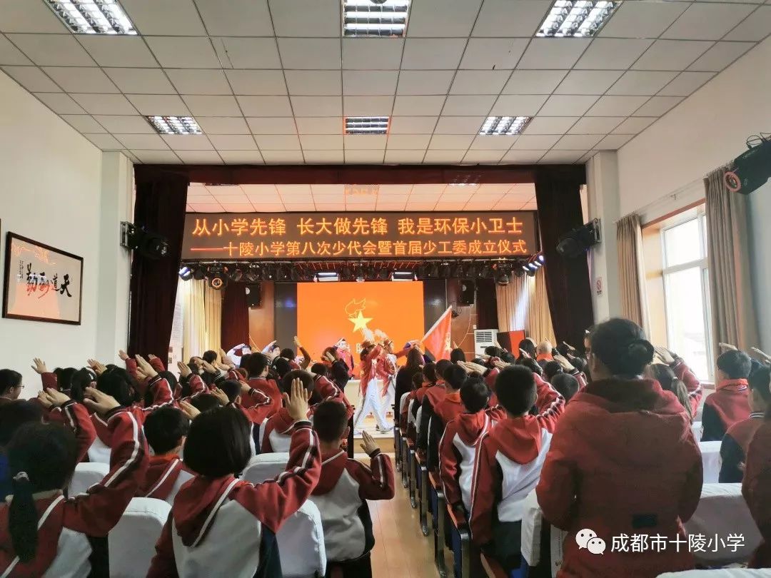 从小学先锋长大做先锋我是环保小卫士十陵小学第八次少代会暨首届少