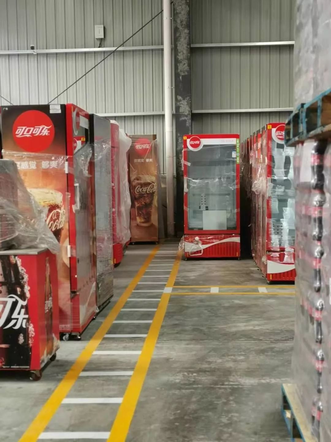 配送中心过去十多年,云仓配一直为太古可口可乐饮料各个装瓶厂提供最