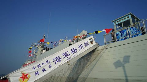 威武海军梧州舰震撼多图
