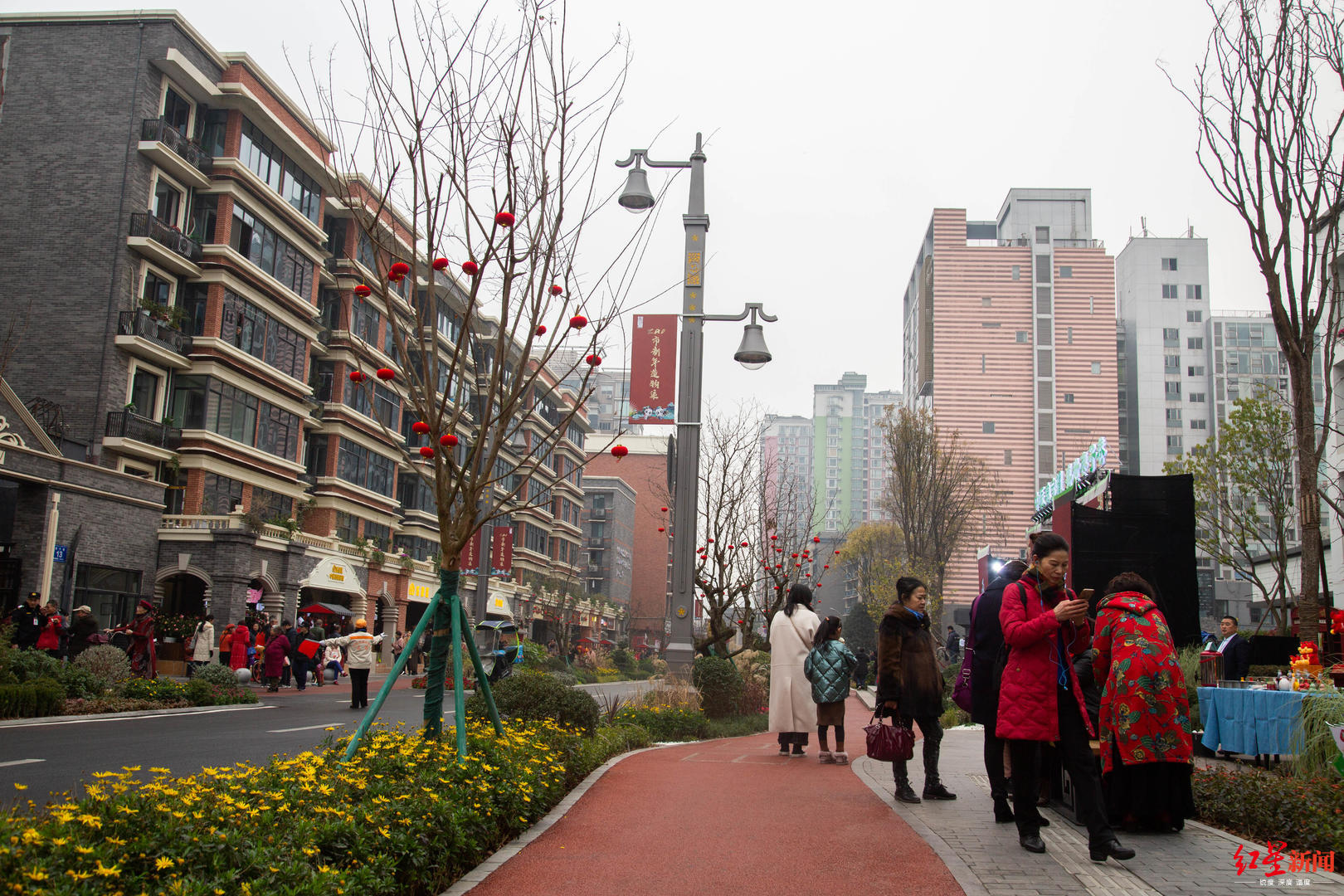枣子巷开街,成都中心城区有了公园城市街道一体化示范街区