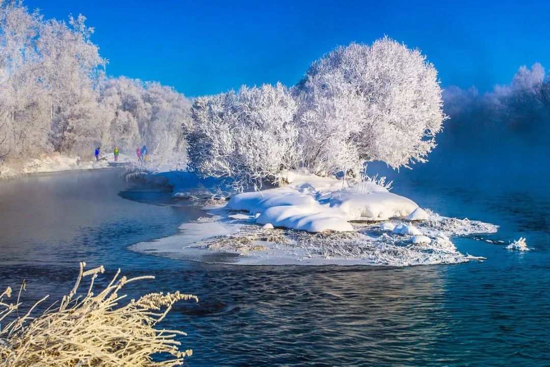 黑龙江私藏的一处绝美风景零度以下不结冰十里雾凇如仙境