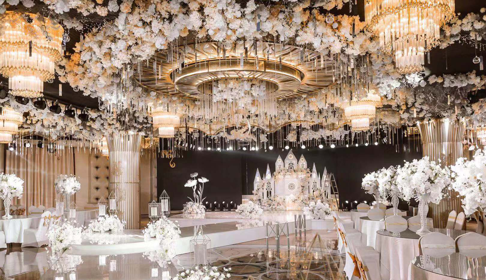 这才是婚礼该有的样子,最美婚宴厅设计