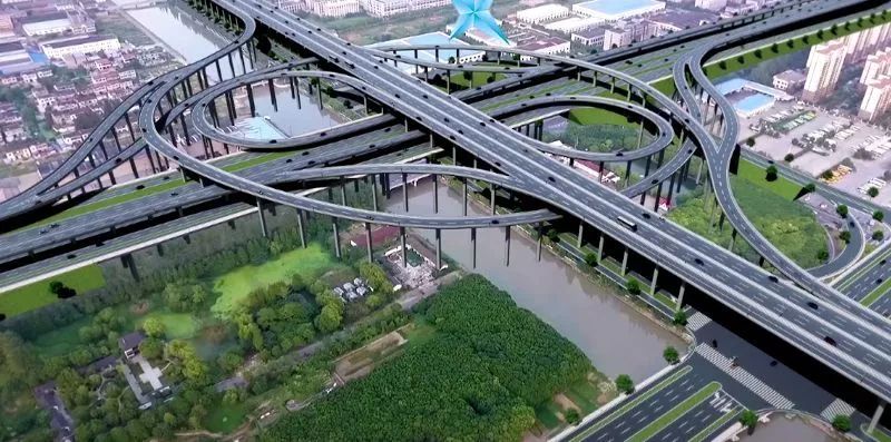 2019年 6月2日16时56分,锡通高速完成全部t梁架设,成功"牵手"沪通铁路